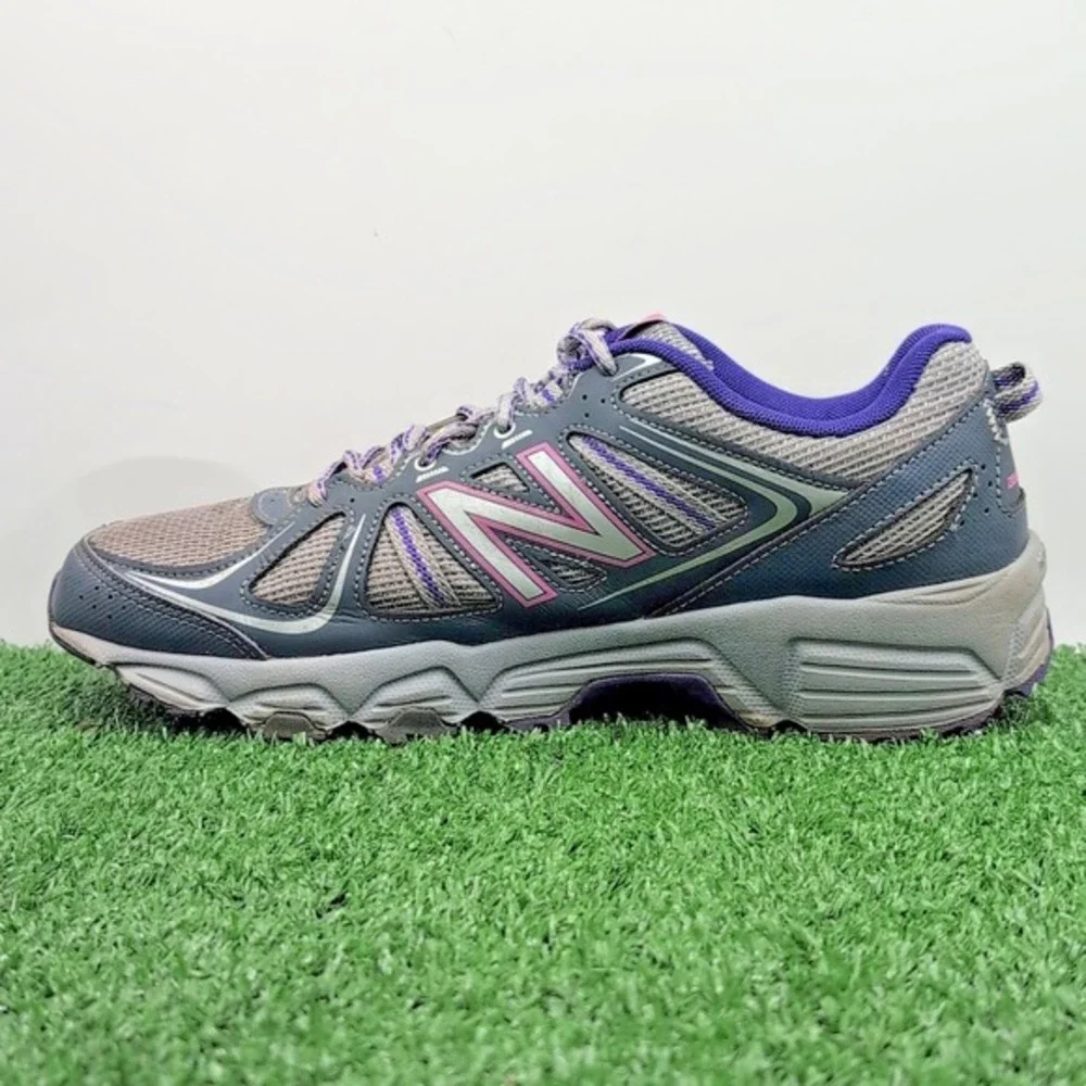 New Balance 412 v2 Shoes Women's 10 Gray Purple‎ Athletic Running Trail Sneakers